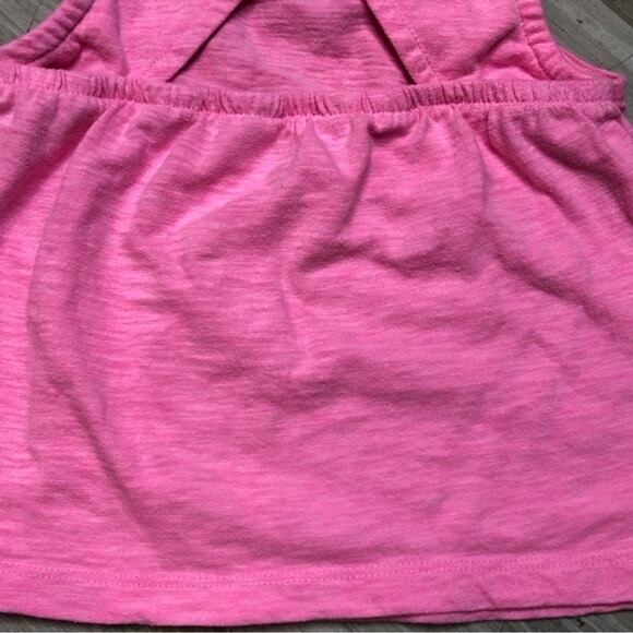 Baby Gap Toddler Yes Way Vacay Tank T-Shirt Sunrise Butterfly Floral Pink 3T EUC - Picture 7 of 9